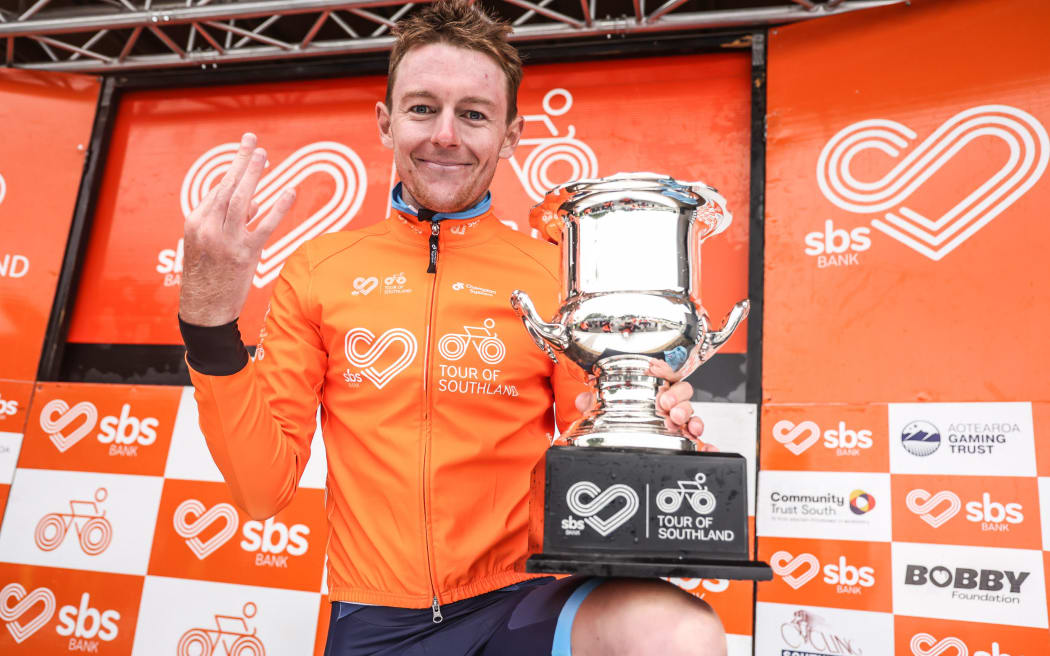 Josh Burnett has become just the sixth rider to win three or more Tour of Southland titles