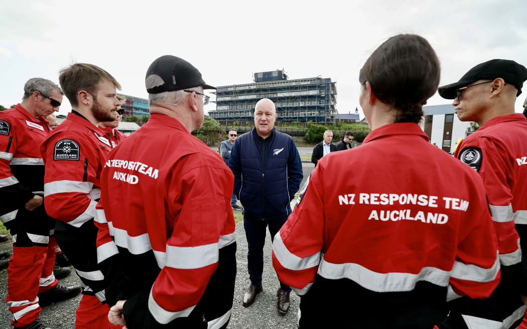 Prime Minister Christopher Luxon lands in Whangārei to meet with Emergency Management and response teams dealing with the situation in Northland.