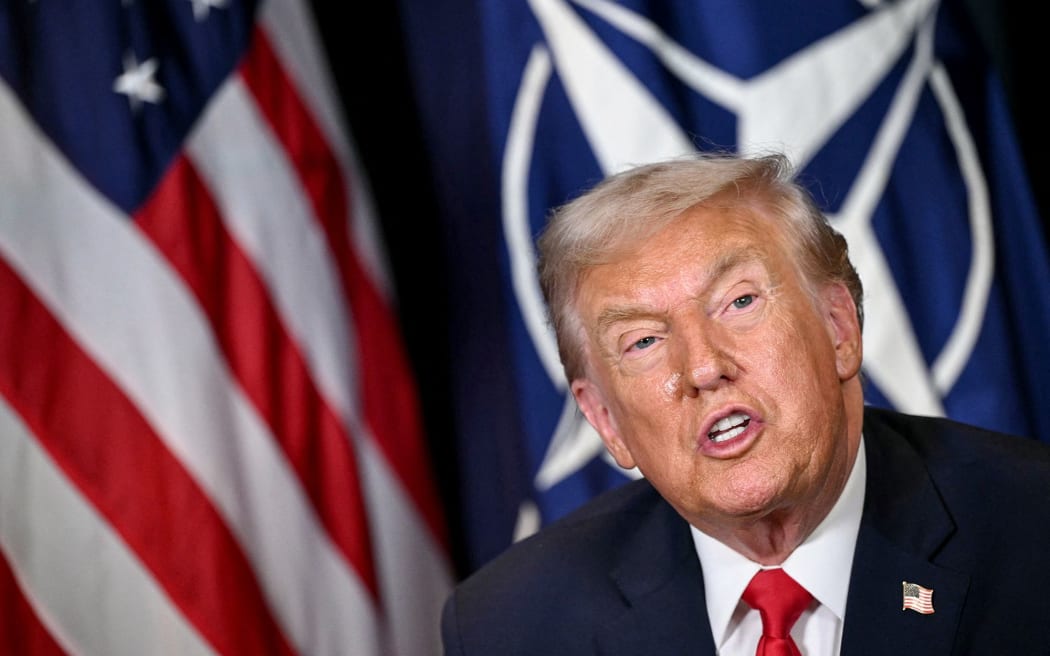 President Donald Trump, pictured in Davos, Switzerland on Wednesday, has cast doubt on whether the United States' allies would rally to its defence.
Mandatory Credit:	Mandel Ngan/AFP/Getty Images via CNN Newsource