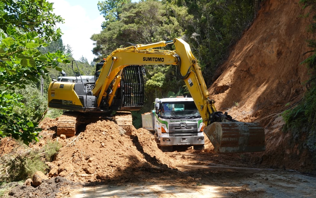 Punaruku was reconnected to the nearby beachside settlement of Oakura early on Friday afternoon.