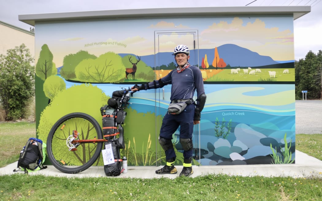 Norm Joe, from Startford, will unicycle the length of New Zealand before tackling the world.