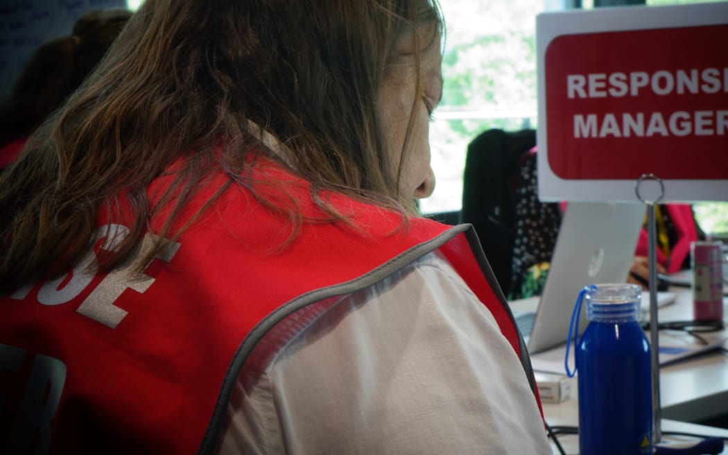 Inside the Emergency Operations Centre at Whangārei District Council.
