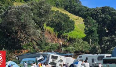 Mauao campground landslide: Children missing after slip in Mount Maunganui