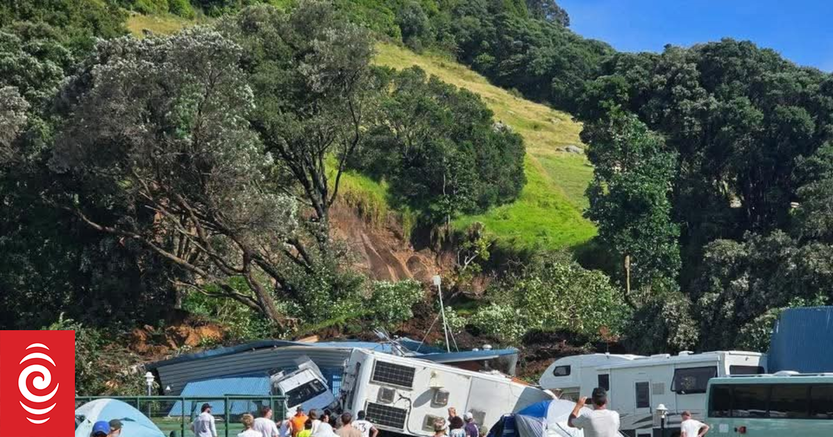 Mauao campground landslide: Children missing after slip in Mount Maunganui
