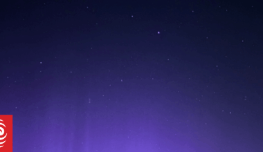 Massive solar storm fires up aurora in New Zealand skies