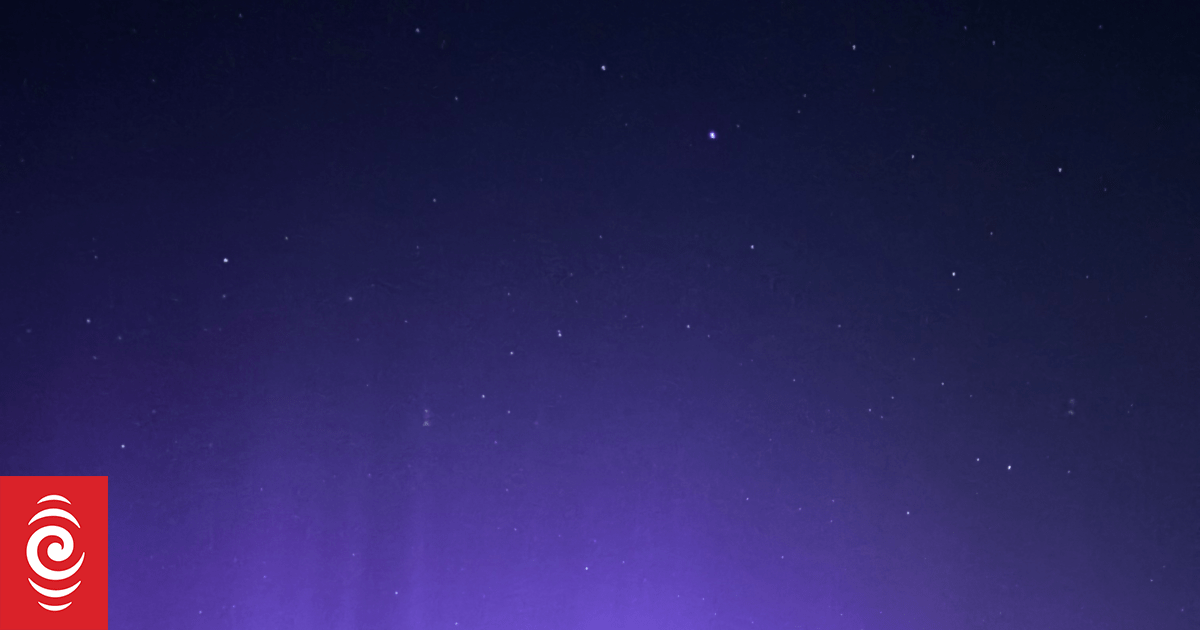 Massive solar storm fires up aurora in New Zealand skies