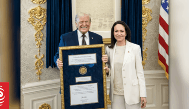 Trump ties failure to win Nobel Peace Prize to efforts to acquire Greenland