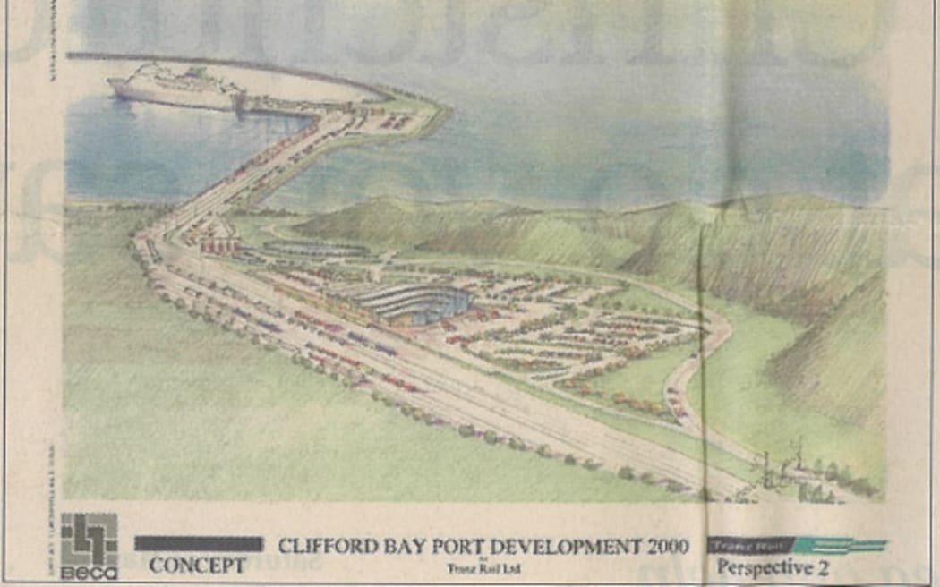 A concept design from 2000, reprinted in an article in The Press on Friday 15 November, 2013.