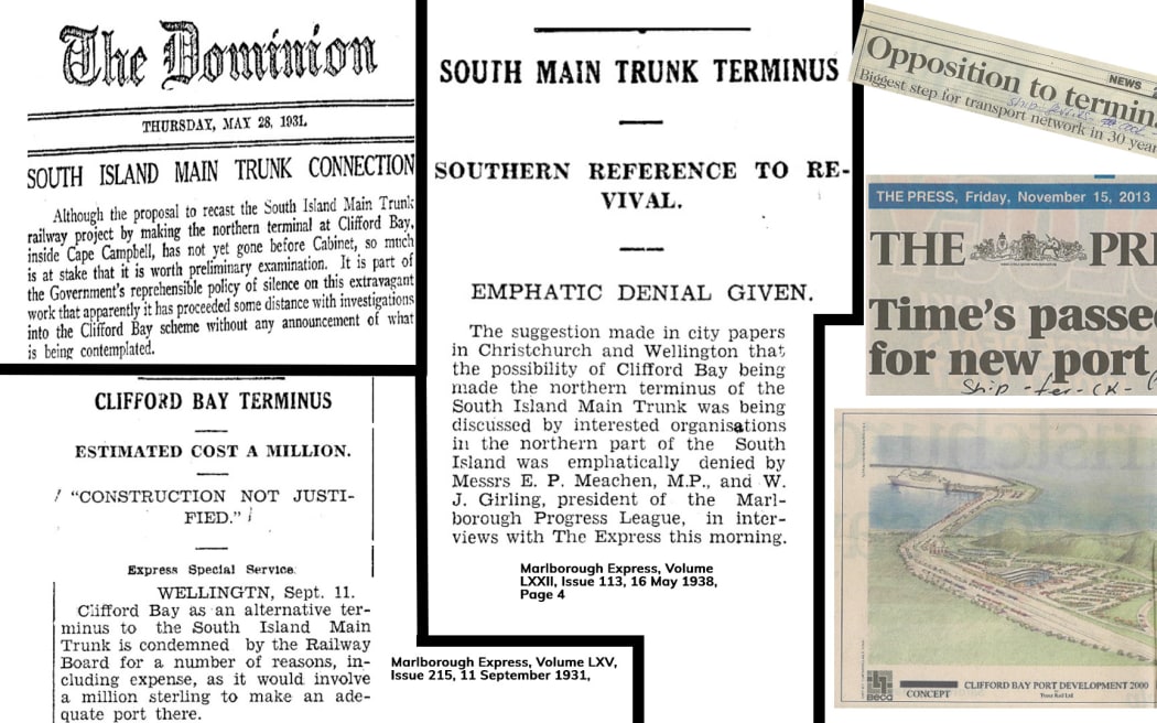 Clifford Bay shipping terminal