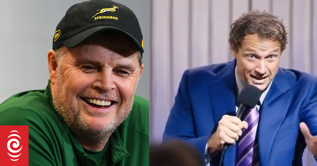 Rassie Erasmus mocks All Blacks with AI-generated post
