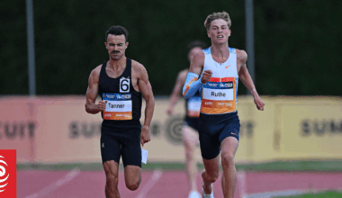 Running prodigy Sam Ruthe edges Sam Tanner in recordbreaking 800m