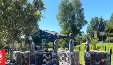 Kaitāia's demolished mosaic wall finds new life in Far North town