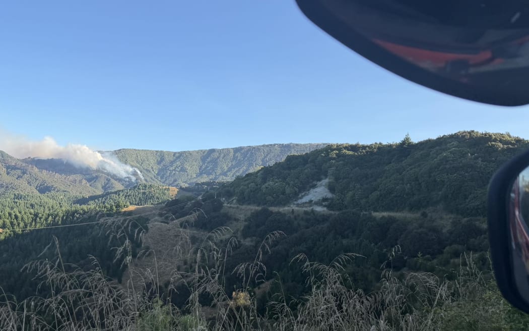 A fire in Hawke's Bay, January 2026.