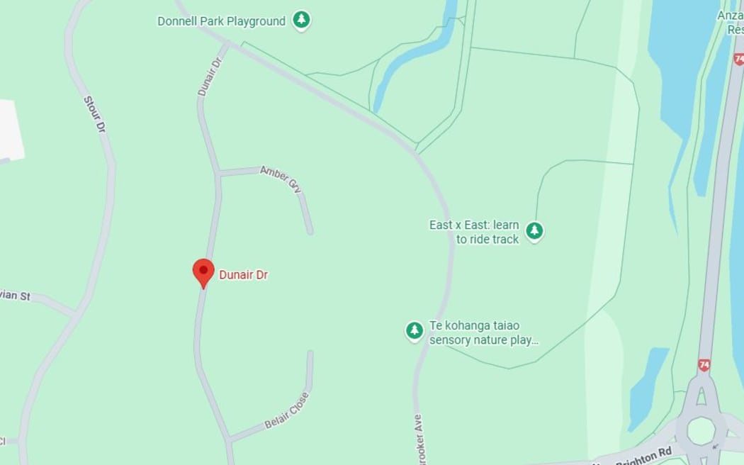 Dunair Drive in Burwood where body found