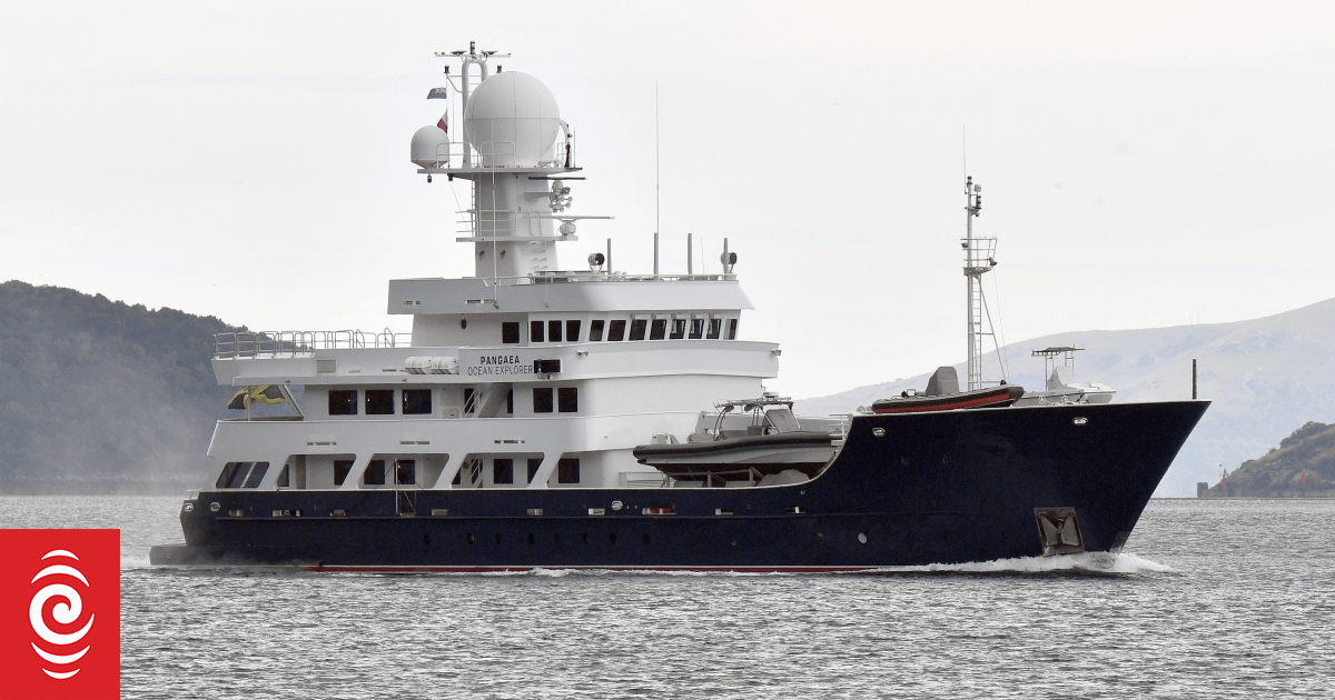 Marine research superyacht makes stop in Dunedin