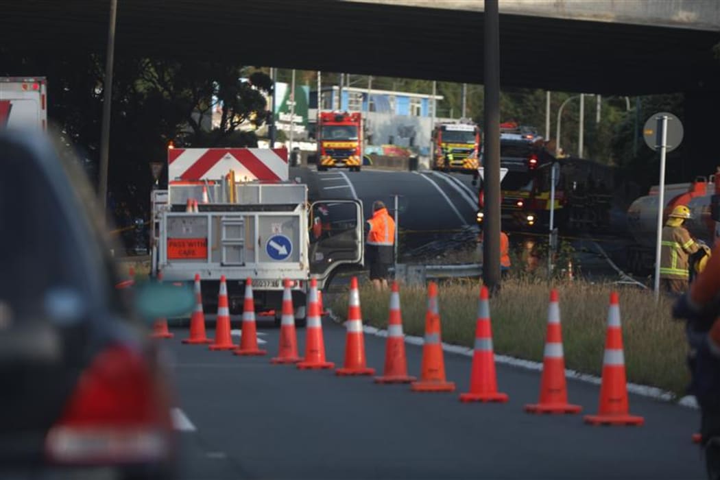A diesel spill has closed Wellington's Aotea Quay.
