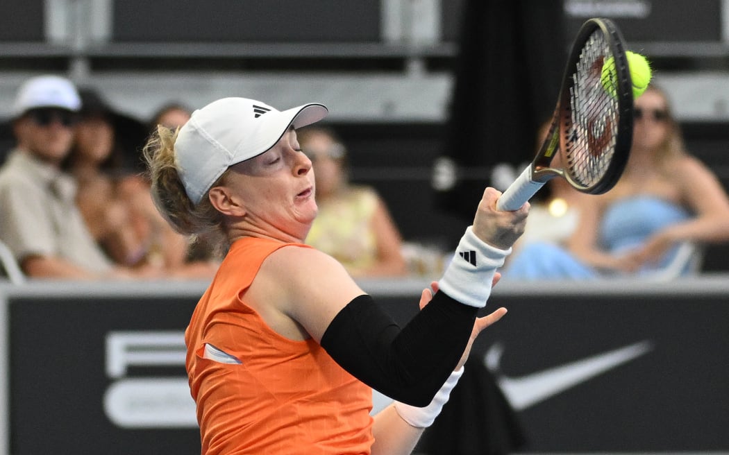 Great Britain’s Francesca Jones during the 2026 ASB Classic Women’s Tennis Tournament.