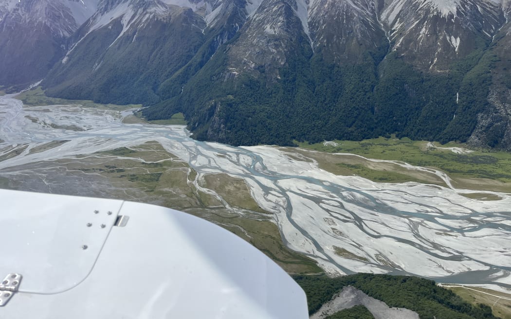 Aerial shots from the search for Connor Purvis.