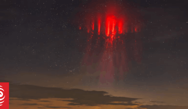 Storm chaser captures rare red sprites across Kimberley sky