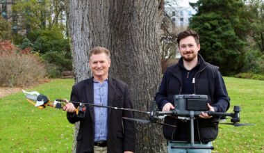Year in Review: AI-driven chainsaw drone offers safer tree trimming near powerlines