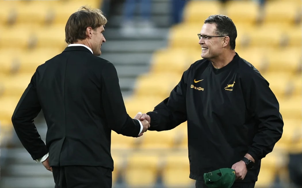 Scott Robertson and Rassie Erasmus.