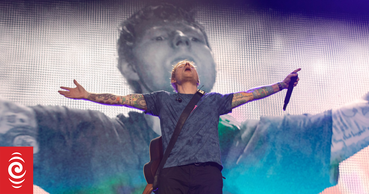 Ed Sheeran set to rock Auckland on first night of tour