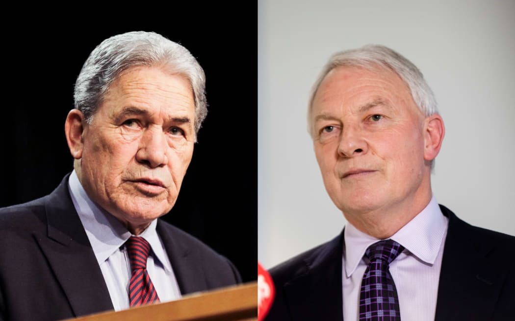 Winston Peters and Phil Goff.
