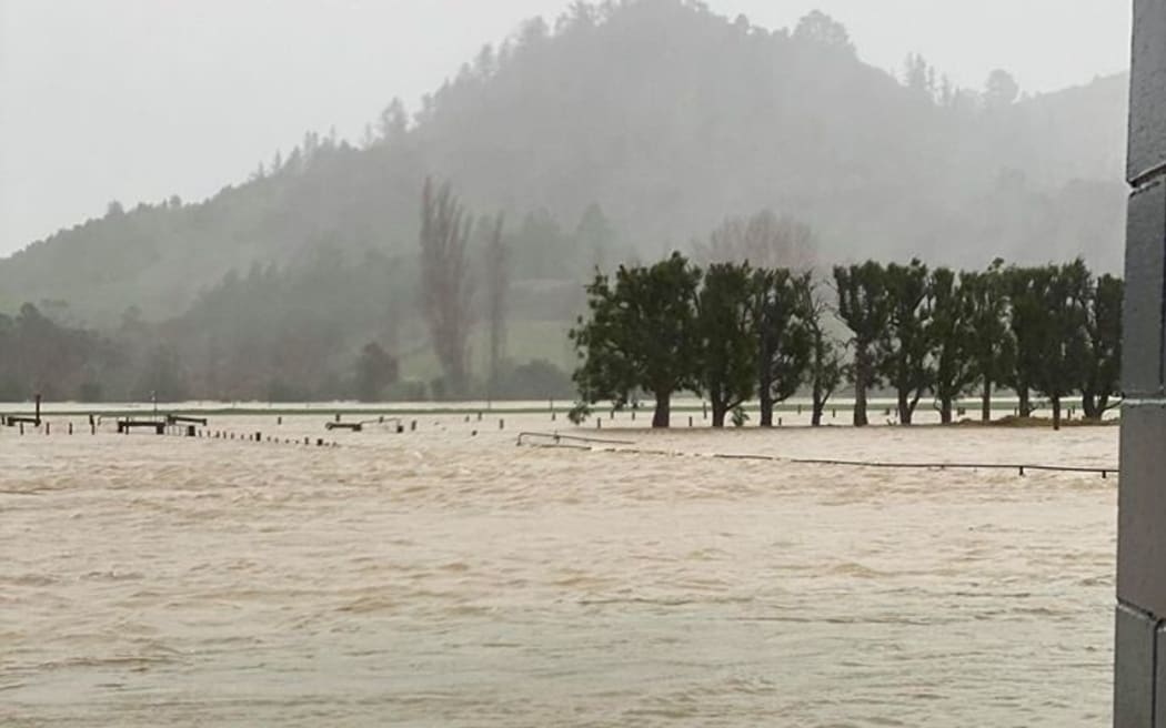 Hikuai flooding on the Coromandel Peninsula