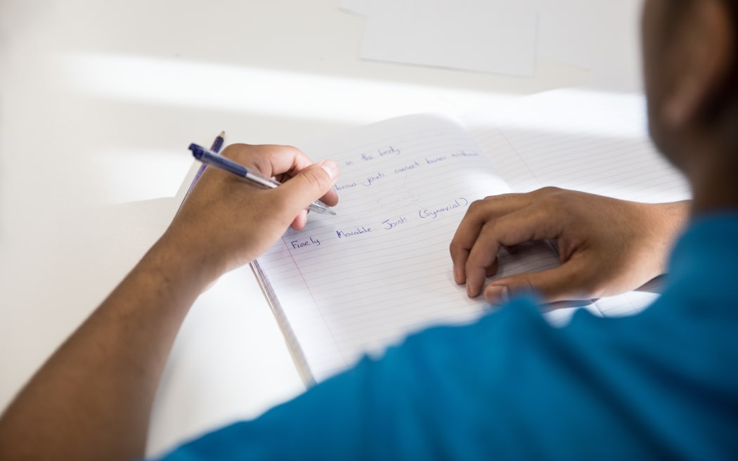 Students at Pacific Advance Secondary School. Note only use identifying pictures for stories about PASS - only non-identifiying pictures may be reused.