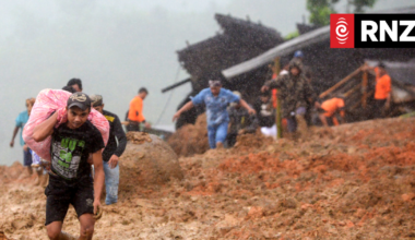 Indonesia landslide kills eight, more than 80 missing