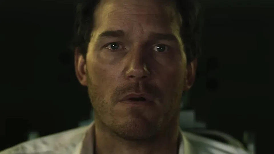 Chris Pratt as Chris Raven in Mercy.