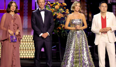 Why Bowen Yang and Kristen Wiig gave Matt Bomer the cold shoulder during Emmys: 'We're in the middle of something'