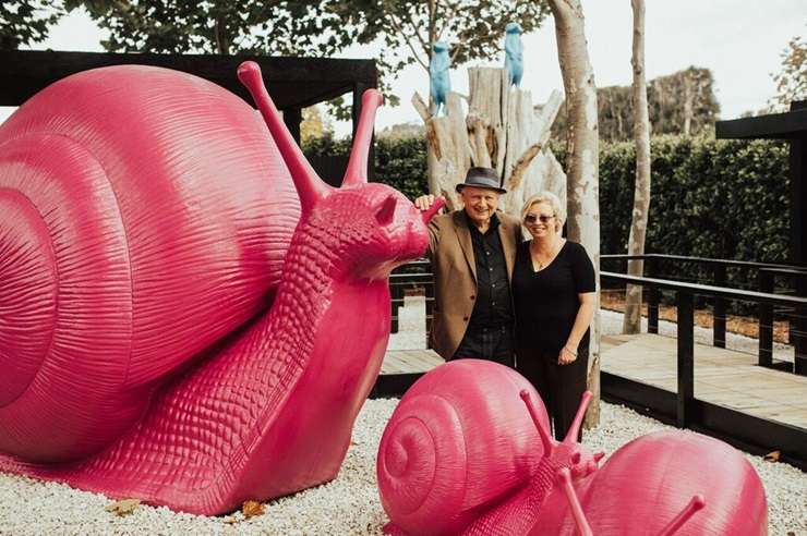 The Sculptureum, on the outskirts of Omaha, is up for grabs. Photo / Supplied