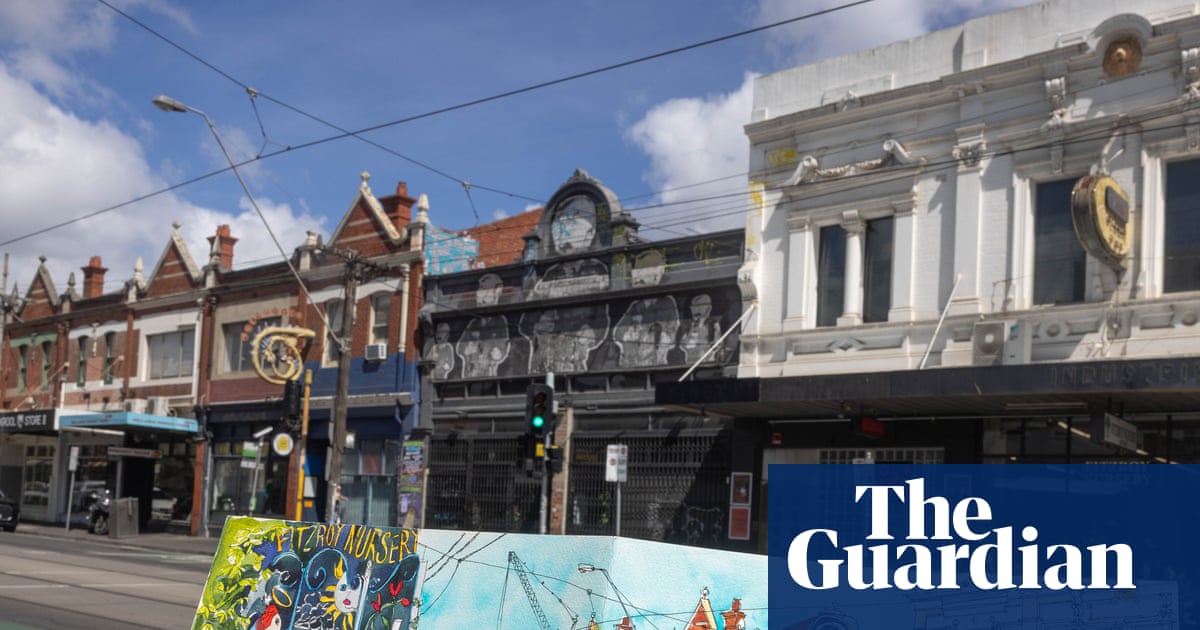 ‘Ten more years’: Helen Wilding, the artist sketching the whole of Melbourne’s Brunswick Street | Art