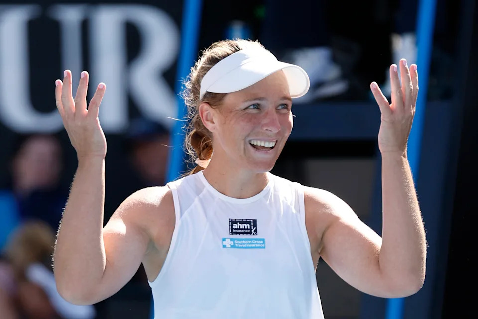Maddison Inglis at the Australian Open.