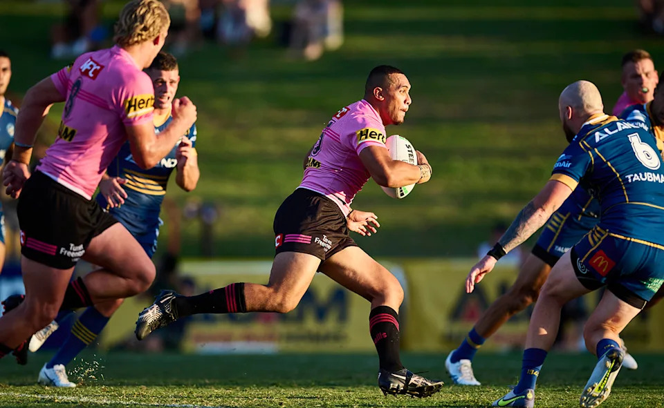 Ativalu Lisati, pictured here in the lower grades for the Penrith Panthers in 2023.