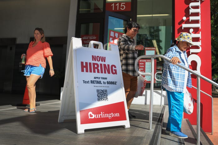 Hiring sign