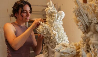 Intricate porcelain sculptures born out of winter | Arts & Entertainment