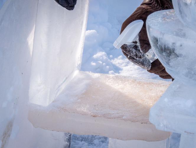 Landis Homes ice sculptures
