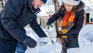 Landis Homes residents build sculptures with ice [photos] | Local News