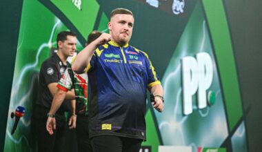 Luke Littler wins back-to-back darts world championship titles with dominant display over Gian van Veen