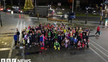 The rave themed run club making exercise at night safer