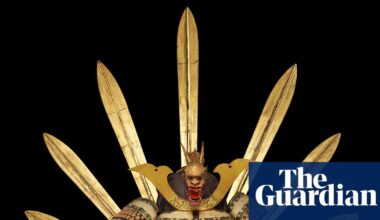 Samurai erotica, a metal-and-flesh sculptor and Jenny Holzer’s big glow-up – the week in art | Art and design