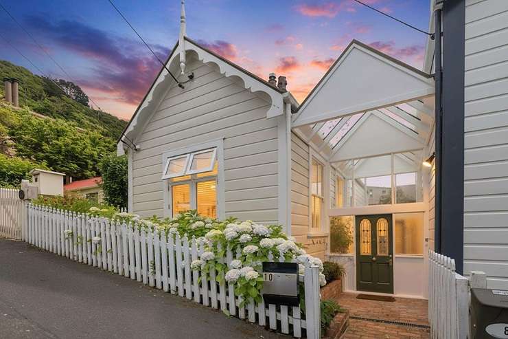 A three-bedroom cottage for sale at 19 Moir Street, in Wellington's Mount Victoria, is selling for below its RV. Photo / Supplied