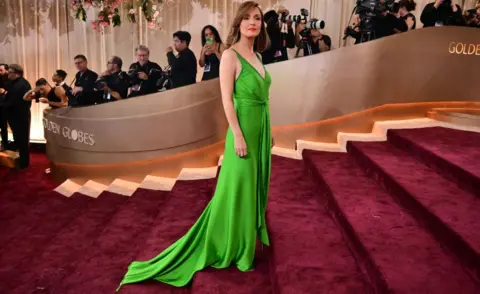 Getty Images Rose Byrne attends the 83rd annual Golden Globe Awards at The Beverly Hilton on January 11, 2026 in Beverly Hills, California.