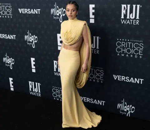 Getty Images Chase Infiniti attends the 31st Annual Critics Choice Awards at Barker Hangar on January 04, 2026 in Santa Monica, California