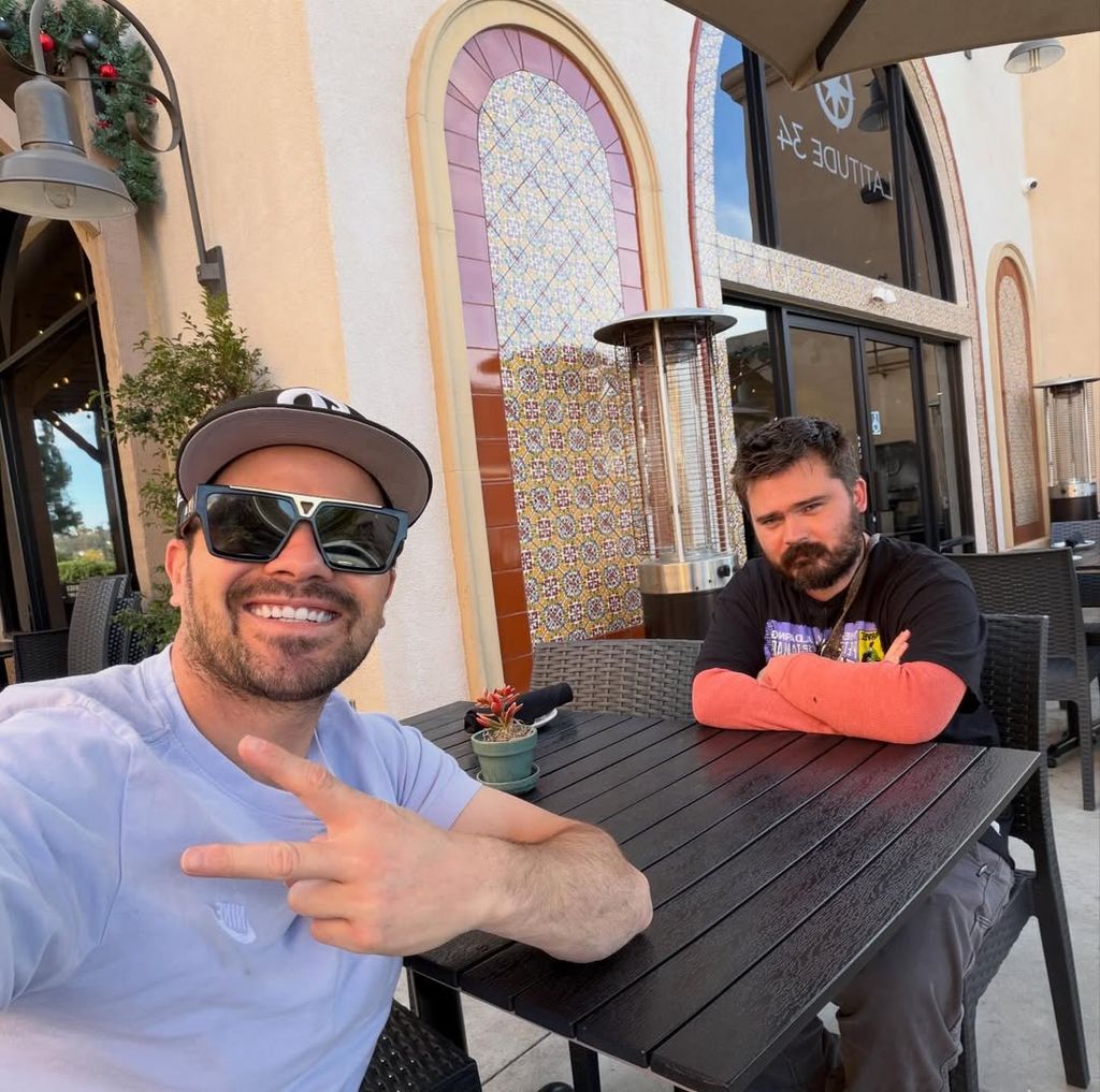 Daniel Logan and Jake Lloyd pose for a selfie while out together, shared on Instagram