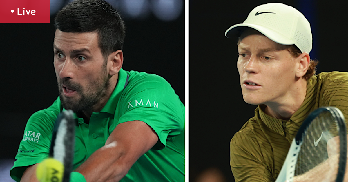 Novak Djokovic v Jannik Sinner, Olivia Gadecki, John Peers v Kristina Mladenovic, Manuel Guinard, Carlos Alcaraz v Alexander Zverev, day 13 scores, schedule, draw, times, how to watch