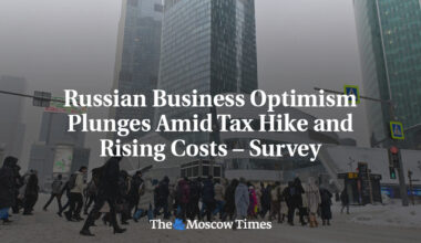 Russian Business Optimism Plunges Amid Tax Hike and Rising Costs – Survey