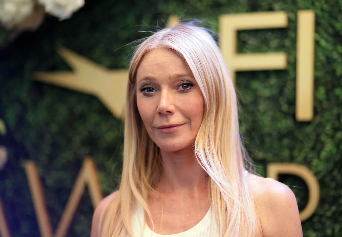 Gwyneth Paltrow Goes Makeup-Free in Glasses and Boxer Short Pajamas to Cook Breakfast